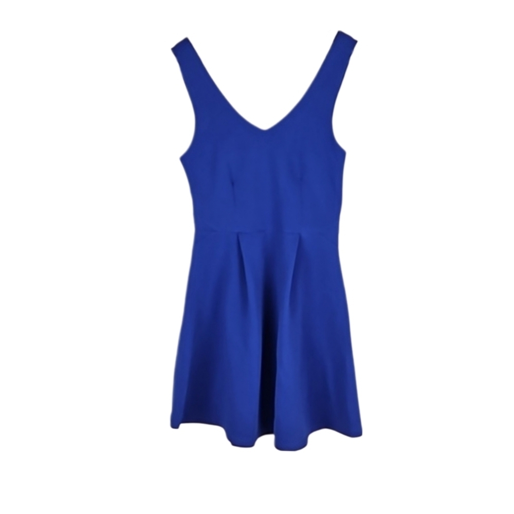 Monteau Los Angeles Royal Blue A-line Mini Dress, Women's XS